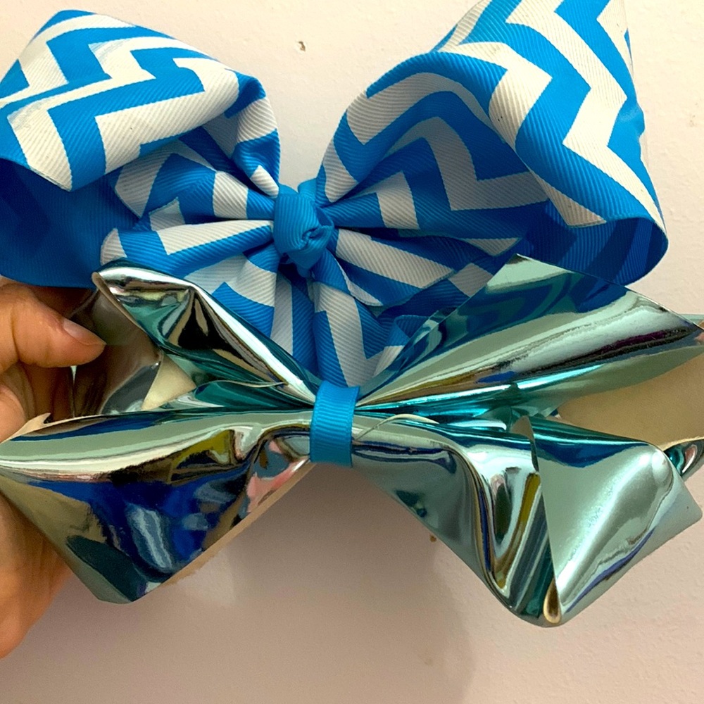 Blue bows